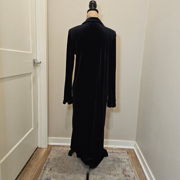 Ralph Lauren Women's Maxi Velvet Shirt Dress Size PM - Picture 4 of 6